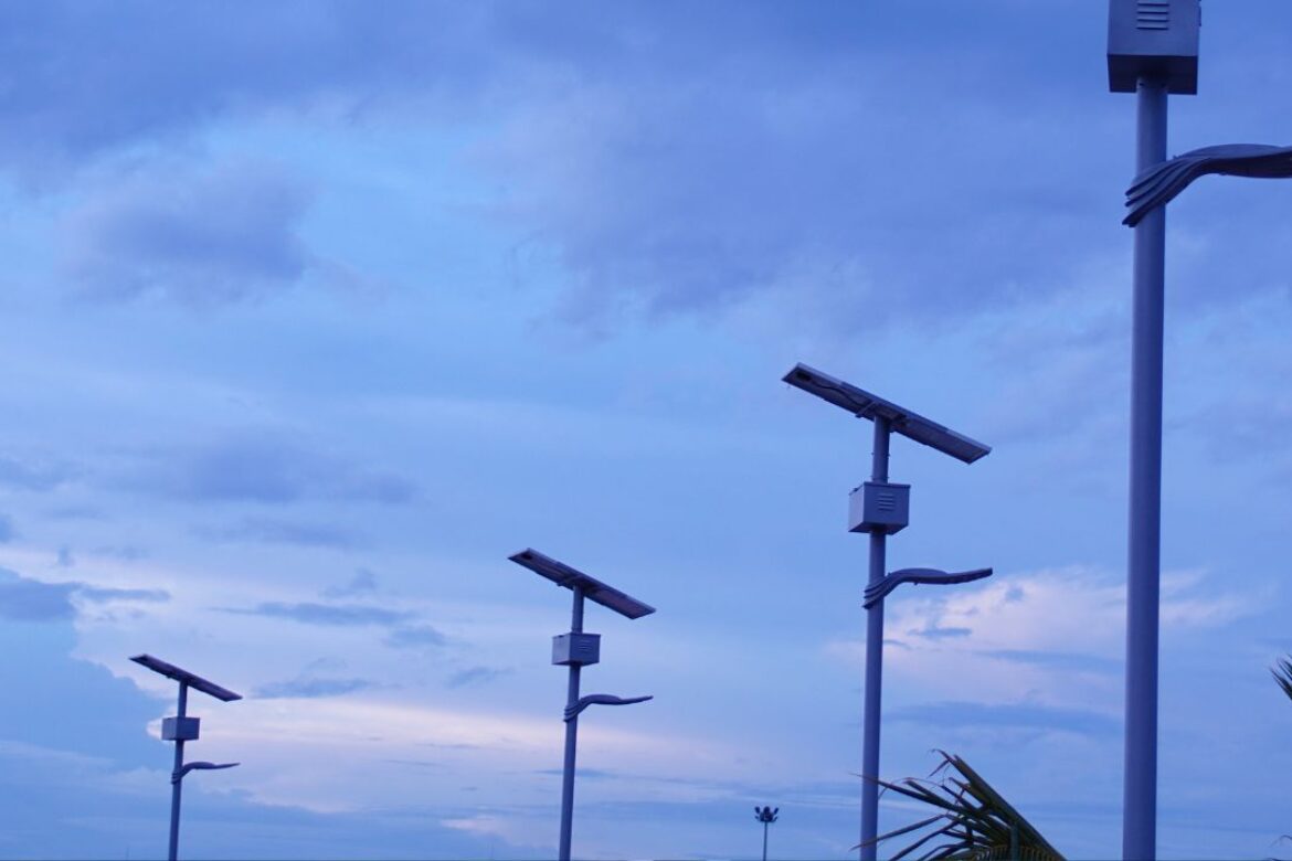 Solar Powered Street Lights