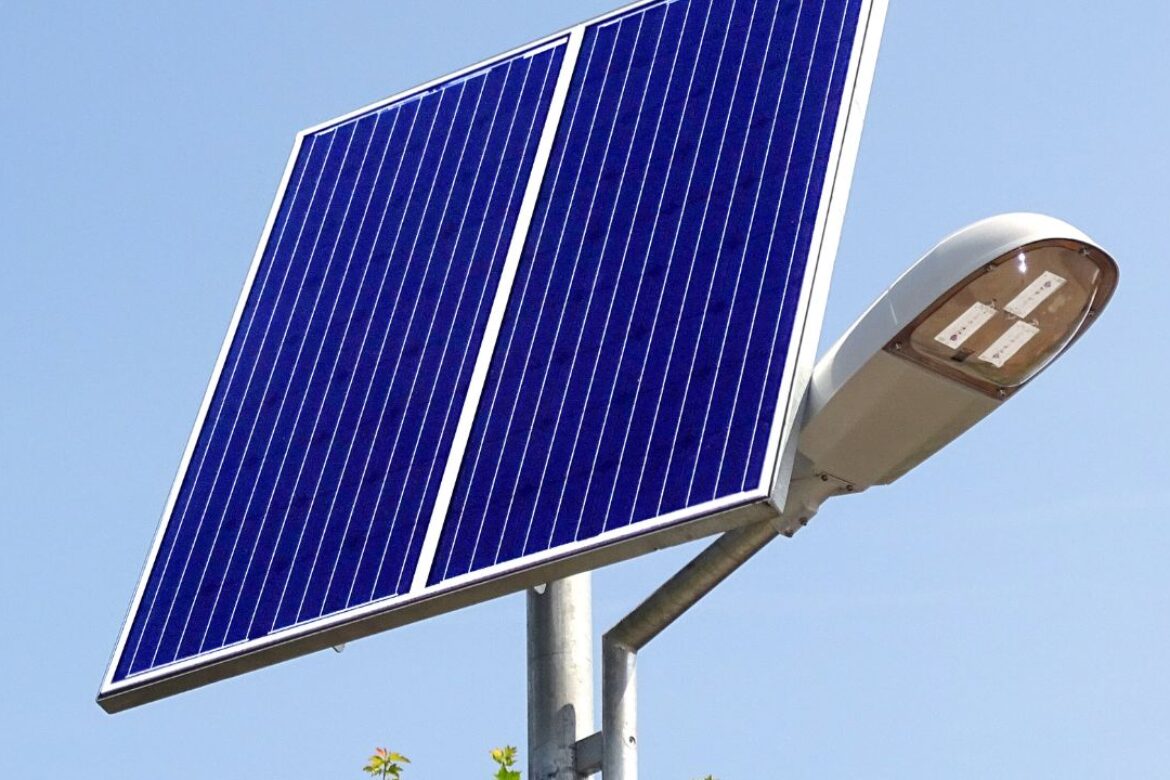 Solar Street Lamps Installation