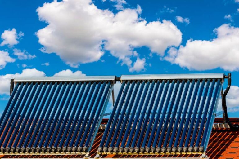 Solar Water Heating System Installation
